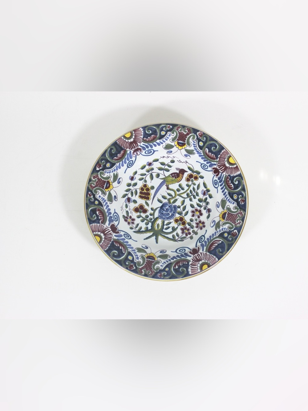 Vintage Hand Painted Netherlands Pottery Wall Plate